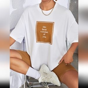 Two piece short and oversized shirt set